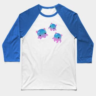 Grimpoteuthis (Dumbo Octopus) Baseball T-Shirt